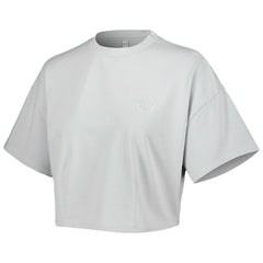 Gray Boston Celtics Lusso Women's Nola Faded Tonal Cropped T-Shirt | NBA