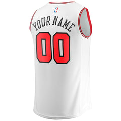 White Chicago Bulls Youth Fast Break Replica Custom Jersey sale | NBA