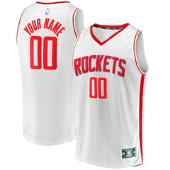 White Houston Rockets Youth Fast Break Replica Custom Jersey | NBA