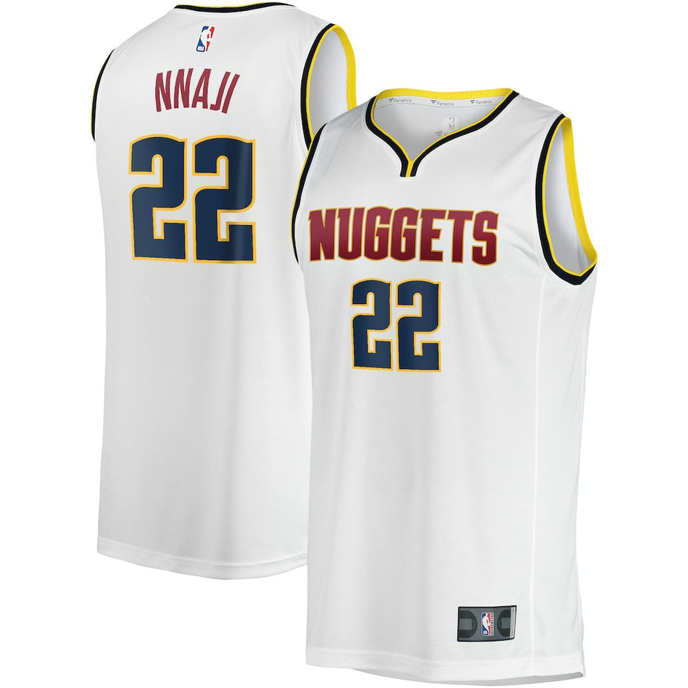 White Zeke Nnaji Denver Nuggets Fast Break Player Jersey sale | NBA