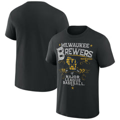 Milwaukee Brewers Darius Rucker Collection by Fanatics Beach Splatter T-Shirt - MLB T-shirts