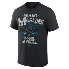 Miami Marlins Darius Rucker Collection by Fanatics Beach Splatter T-Shirt - MLB T-shirts