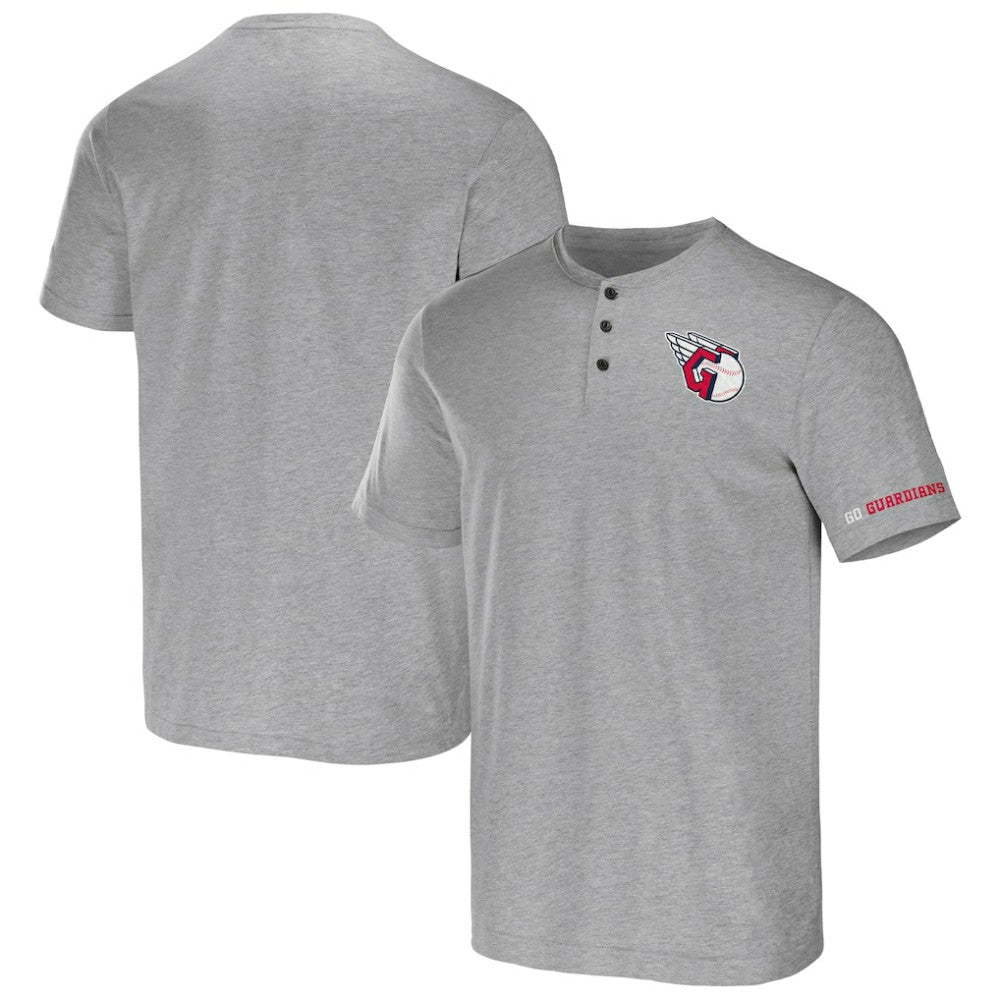Cleveland Guardians Darius Rucker Collection by Fanatics Henley T-Shirt - MLB T-shirts