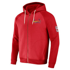 St. Louis Cardinals Darius Rucker Collection by Fanatics Raglan Full-Zip Hoodie - MLB Hoodies