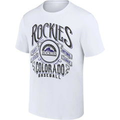 Colorado Rockies Darius Rucker Collection by Fanatics Distressed Rock T-Shirt - MLB T-shirts