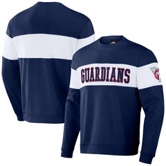 Cleveland Guardians Darius Rucker Collection by Fanatics Stripe Pullover Sweatshirt - MLB Pullover