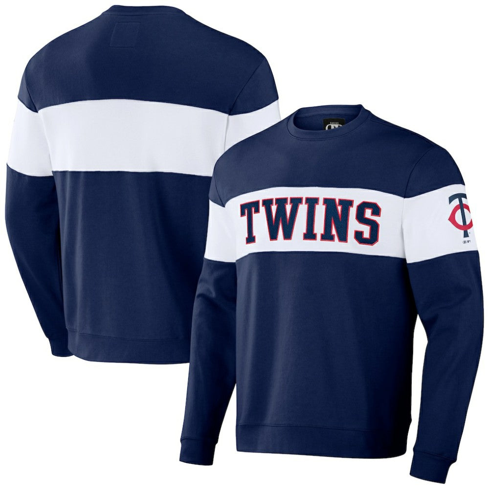 Minnesota Twins Darius Rucker Collection by Fanatics Stripe Pullover Sweatshirt - MLB Pullover