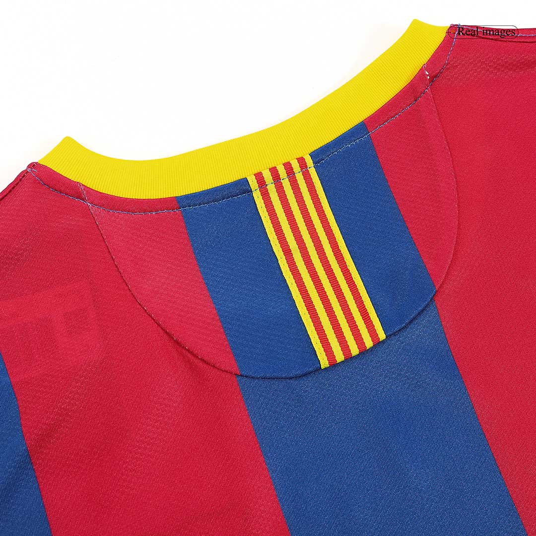 Messi #10 Retro Barcelona Home Jersey 2010/11
