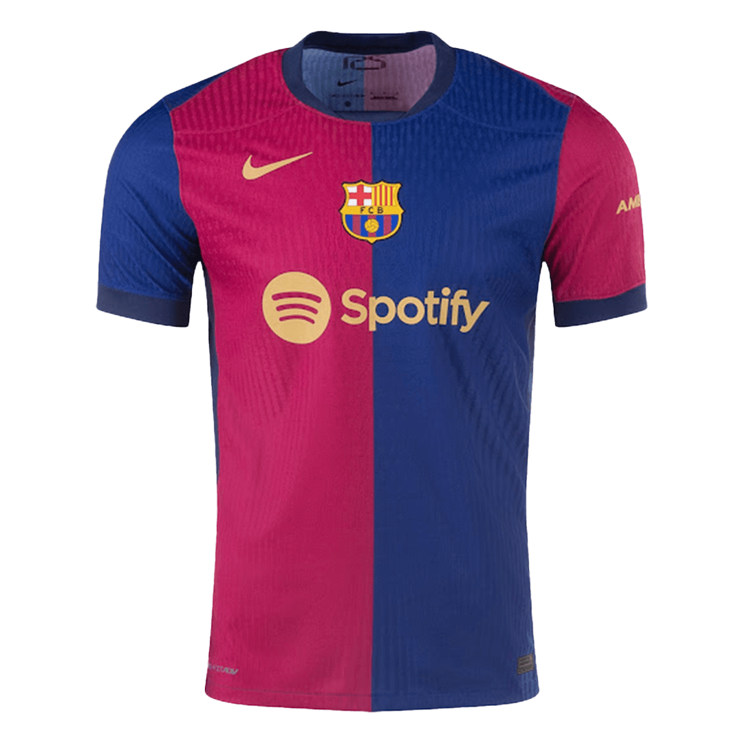 LAMINE YAMAL #19 Barcelona Home Jersey Player Version