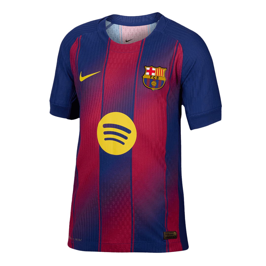 PEDRI #8 Barcelona Home Match Jersey Player Version 2025/26