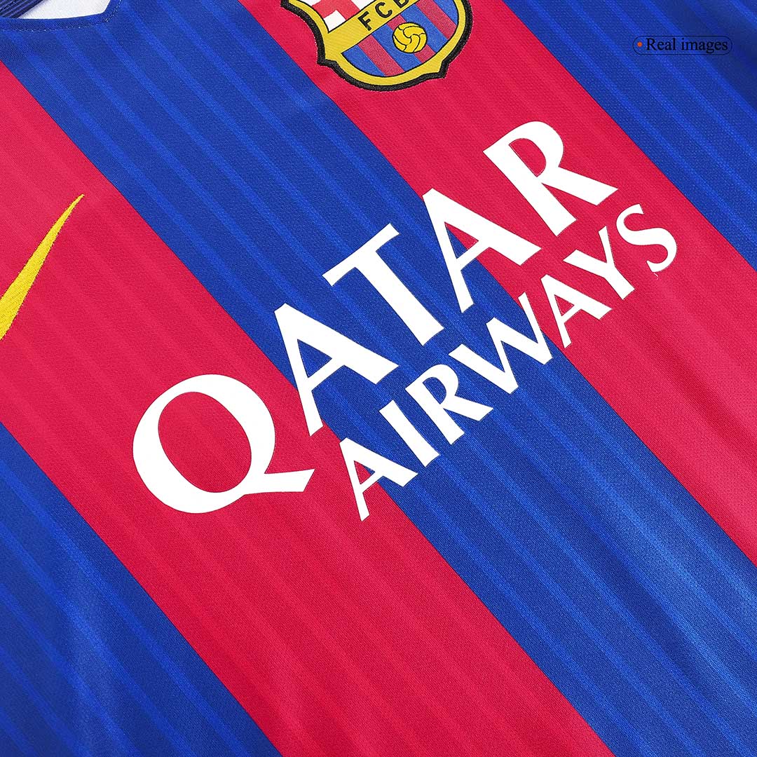SUÁREZ #9 Retro Barcelona Home Jersey 2016/17