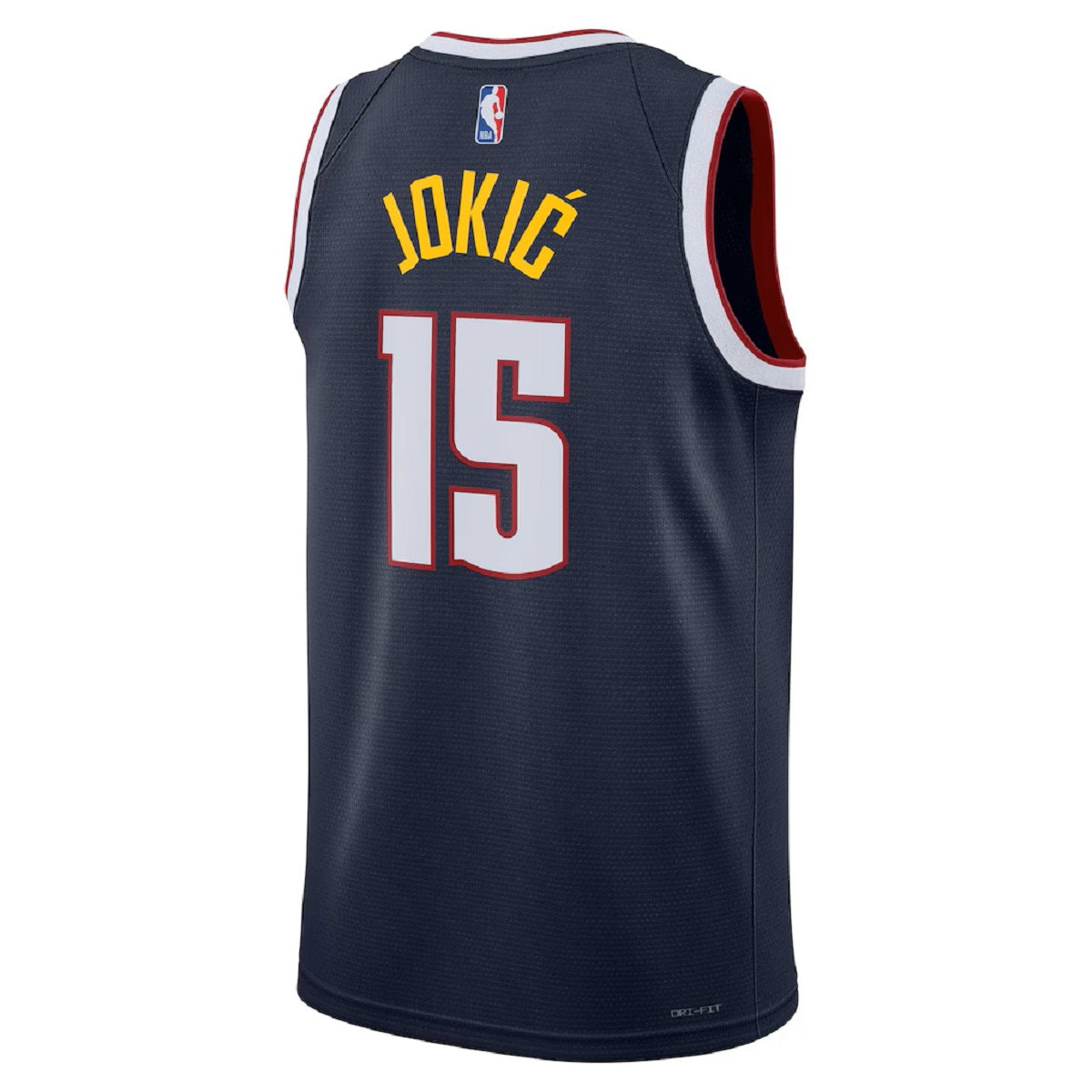Unisex Denver Nuggets Nikola Jokić #15 Navy Swingman Jersey - Icon Edition