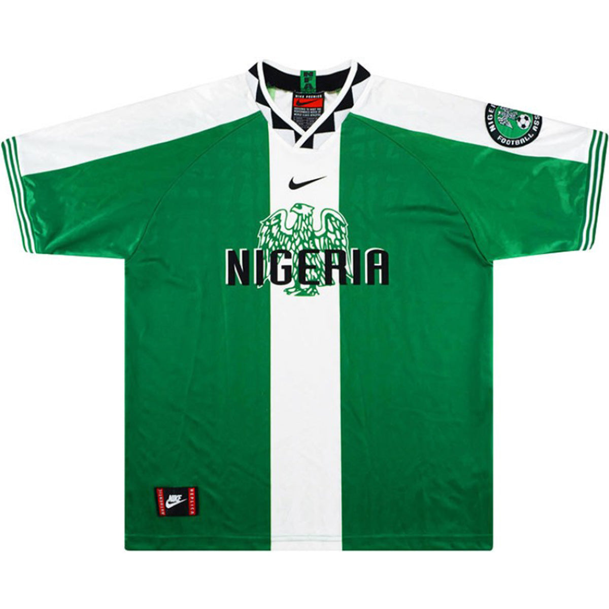 Okocha #10 Retro Nigeria Home Jersey 1996