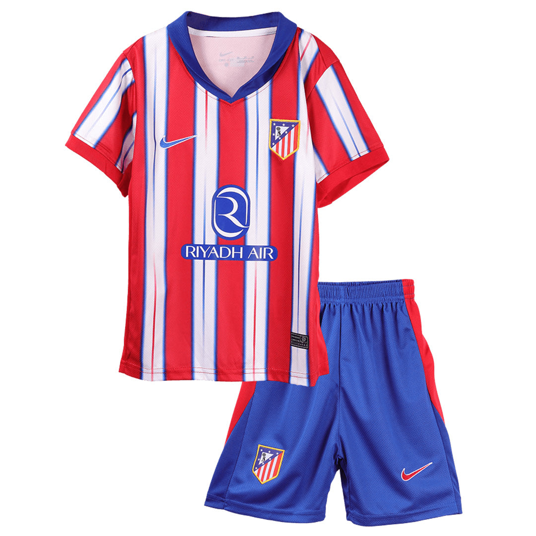 Kids Atletico Madrid Home Jersey Kit