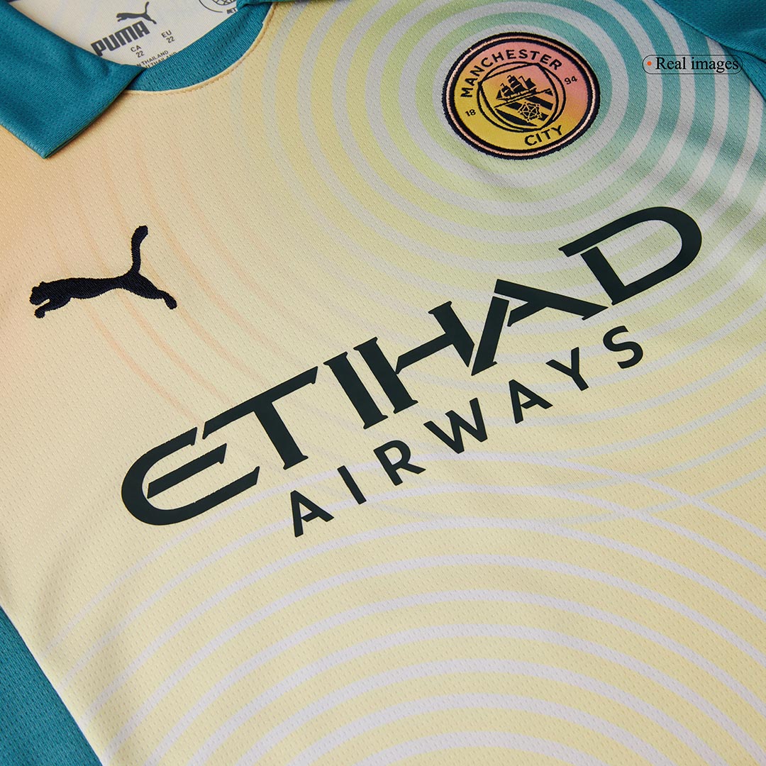 Kids Manchester City Fourth Jersey Kit