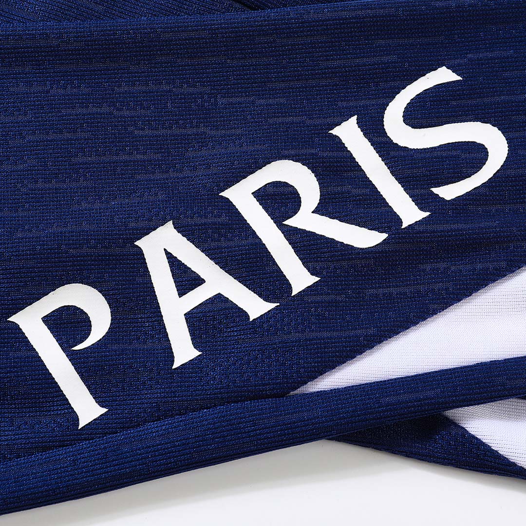 Kids PSG Zipper Sweatshirt Kit(Top+Pants) Navy 2025/26