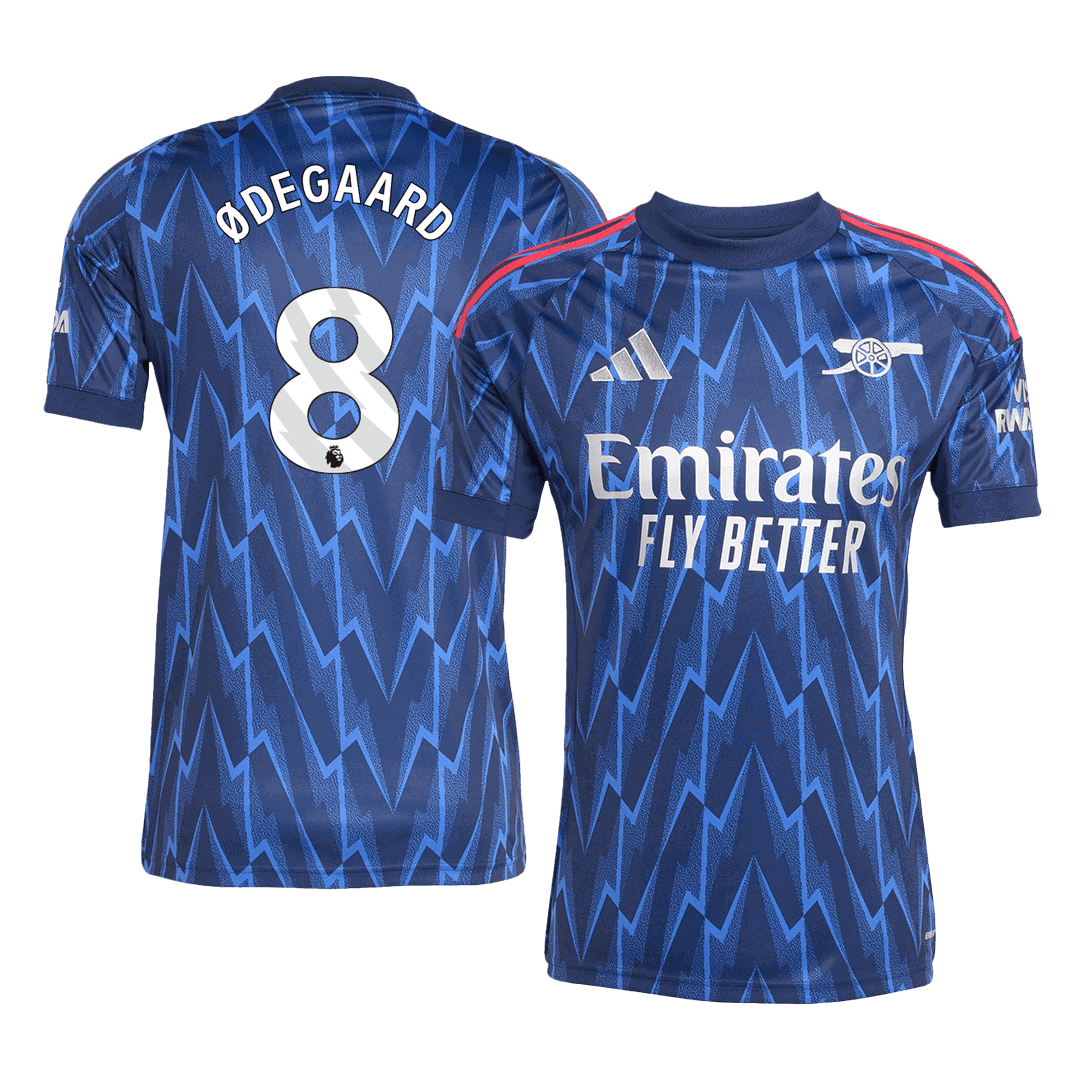 ØDEGAARD #8 Arsenal Away Jersey 2025/26