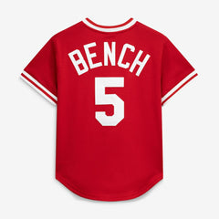 Johnny Bench Cincinnati Reds Mitchell & Ness Authentic Batting Practice Jersey - MLB Jerseys