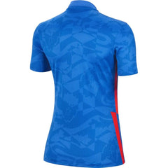 England 2020-21 WOMENS Away Soccer Jersey - Blue-Red