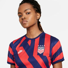 USA 2021-22 Women Away Soccer Jersey - Navy-Red
