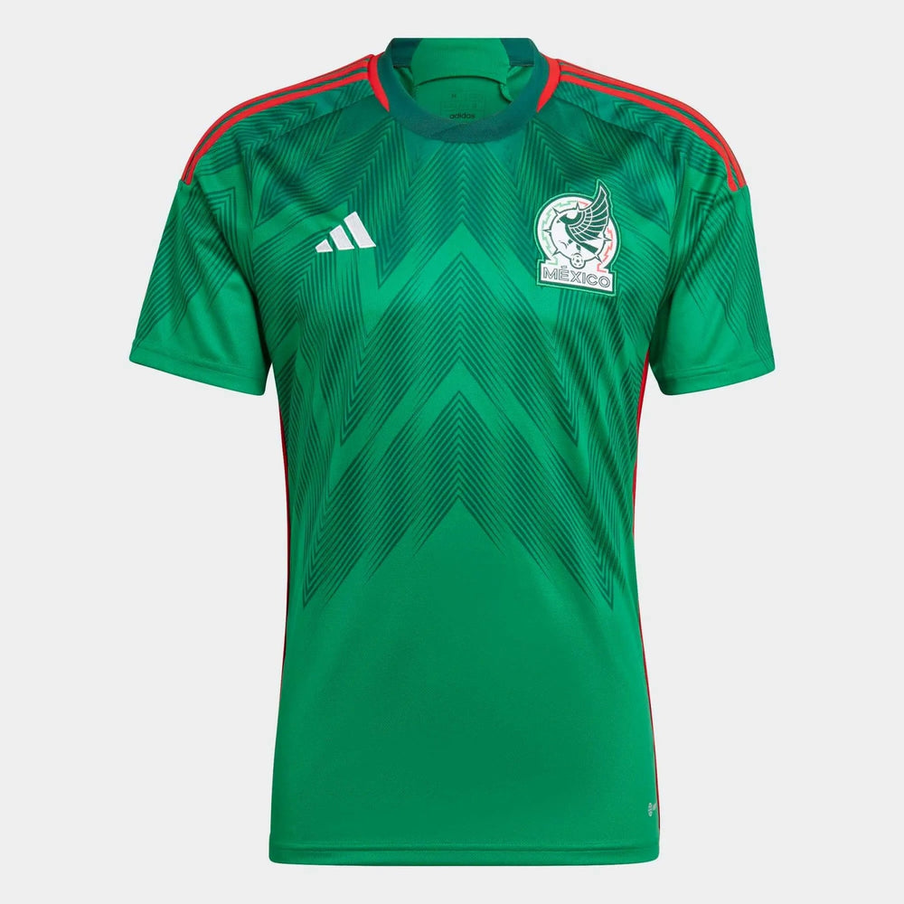 Mexico 2022-23 Home Soccer Jersey - Green-Red