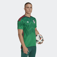 Mexico 2022-23 Home Soccer Jersey - Green-Red