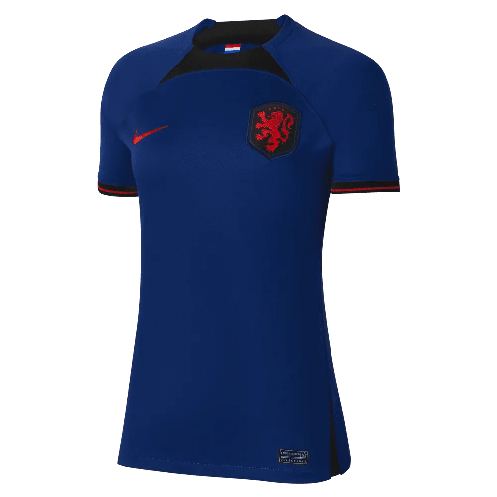 Netherlands 2022-23 Women's Away Soccer Jersey - Deep Royal Blue