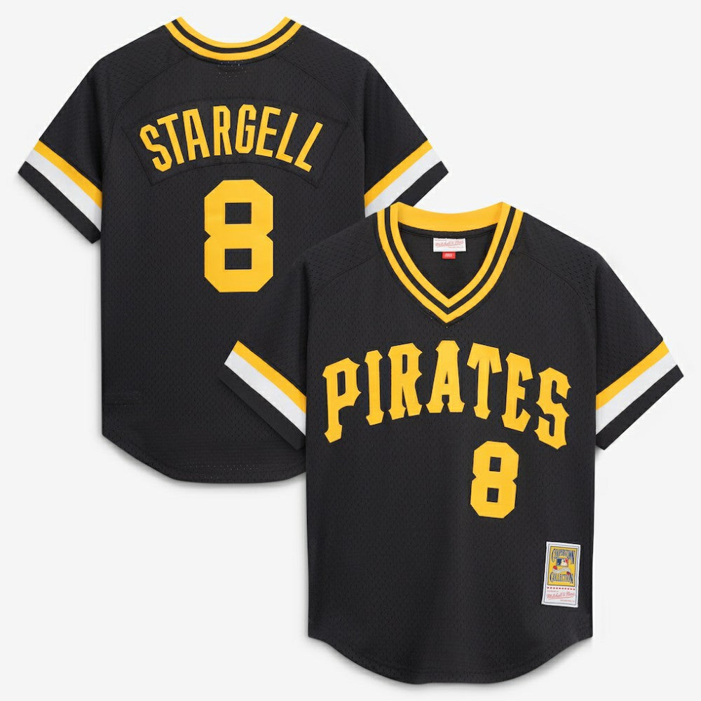 Willie Stargell Pittsburgh Pirates Mitchell & Ness Authentic Batting Practice Jersey - MLB Jerseys