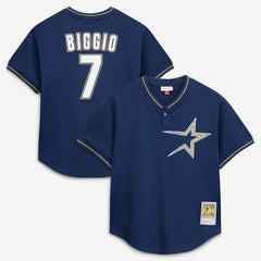 Craig Biggio Houston Astros Mitchell & Ness Authentic Batting Practice Jersey - MLB Jerseys