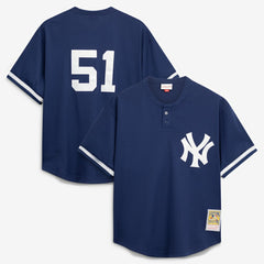 Bernie Williams New York Yankees Mitchell & Ness Authentic Batting Practice Jersey - MLB Jerseys