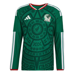 Mexico 2026 Men's Authentic Home Long-Sleeve Soccer Jersey