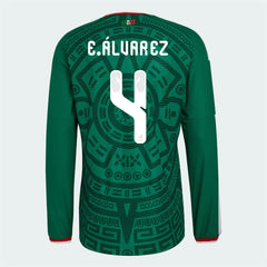 Mexico 2026 Men's Authentic Home Long-Sleeve Soccer Jersey