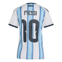 Argentina 2026 Women's Stadium Home Messi #10 Soccer Jersey