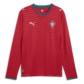Portugal 2026 Men's Stadium Home Long-Sleeve Soccer Jersey