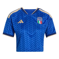 Italy 2026 Women's Stadium Home Cropped Soccer Jersey