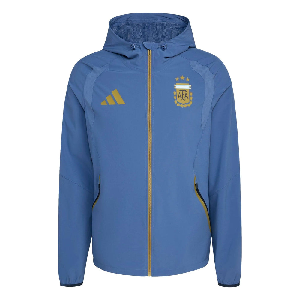 Argentina 2026 Men's Tiro Travel Full Zip Windbreaker