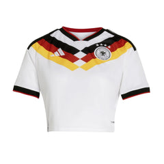 Germany 2026 Women's Stadium Home Cropped Soccer Jersey