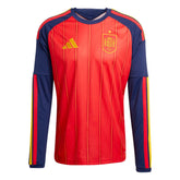 Spain 2026 Men's Stadium Home Long-Sleeve Soccer Jersey