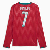 Portugal 2026 Men's Stadium Home Ronaldo #7 Long-Sleeve Soccer Je