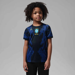 Brazil 2026-27 Little Kids' Stadium Away Soccer Jersey