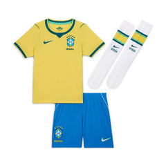 Brazil 2026-27 Little Kids' Stadium Home Kit