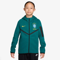 Brazil 2026-27 Youth Full-Zip Tech Fleece Hoodie