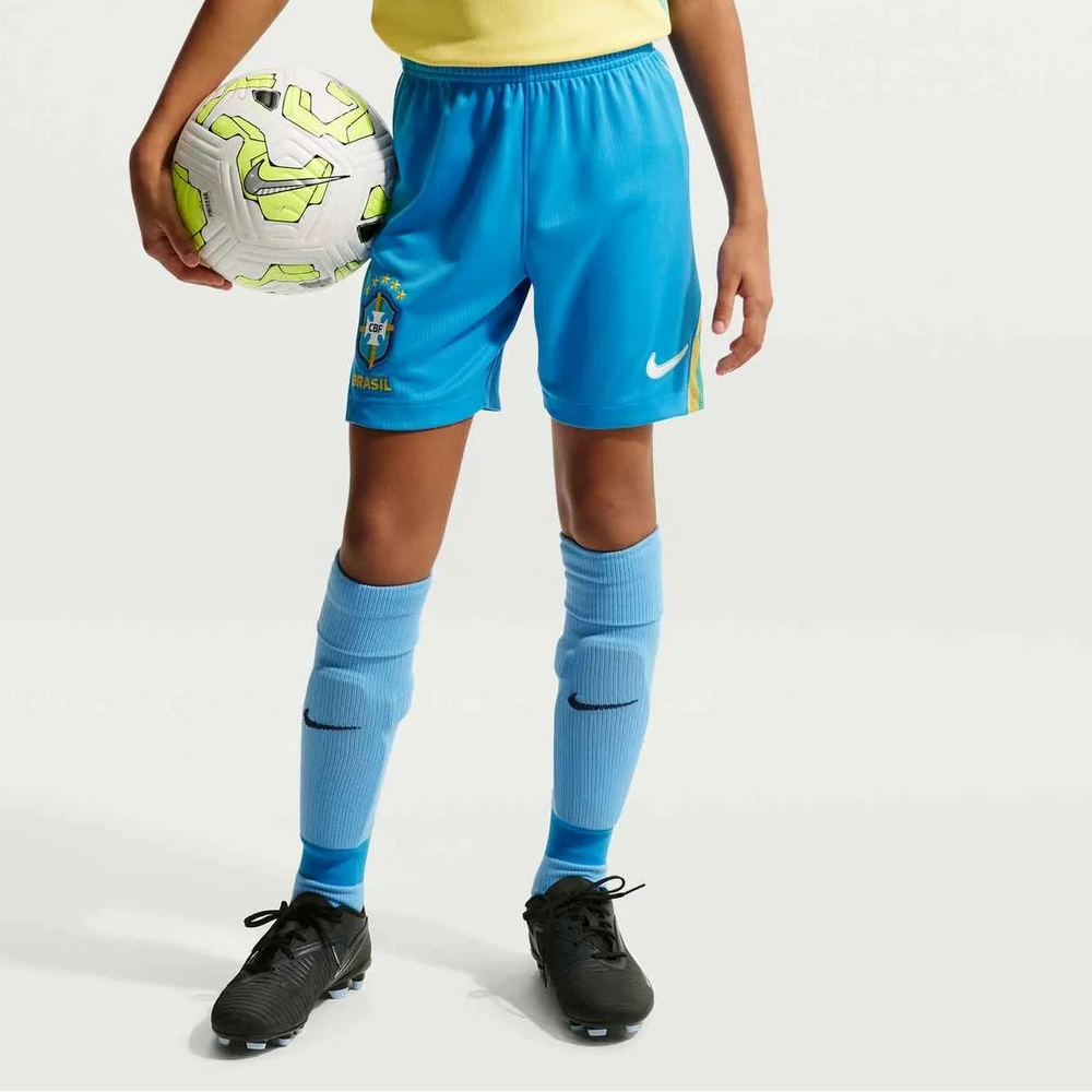 Brazil 2026-27 Youth Stadium Home Shorts