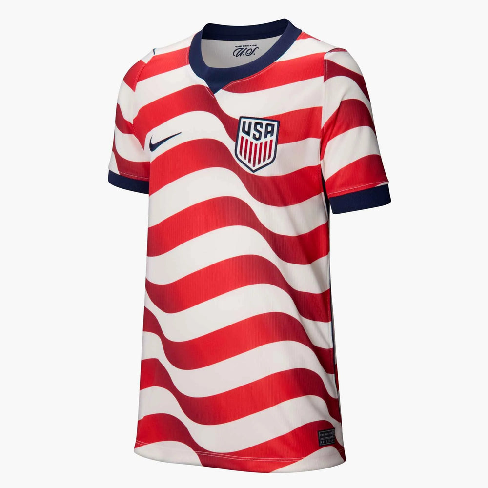 USA 2026-27 USMNT Youth Stadium Home Soccer Jersey