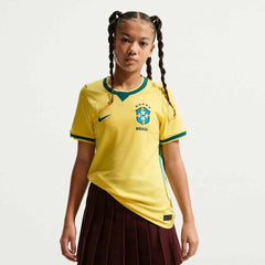 Brazil 2026-27 Youth Stadium Home Soccer Jersey