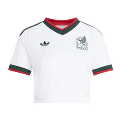 Mexico 2026 Women's Stadium Away Cropped Soccer Jersey