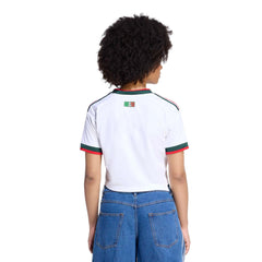 Mexico 2026 Women's Stadium Away Cropped Soccer Jersey