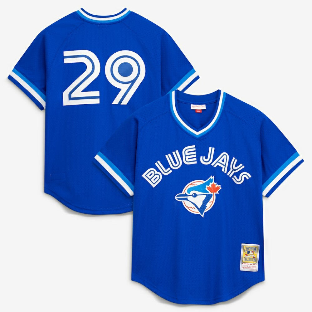 Joe Carter Toronto Blue Jays Mitchell & Ness Authentic Batting Practice Jersey - MLB Jerseys