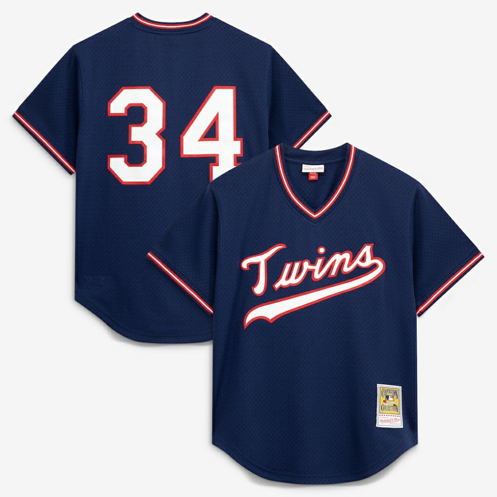 Kirby Puckett Minnesota Twins Mitchell & Ness Authentic Batting Practice Jersey - MLB Jerseys