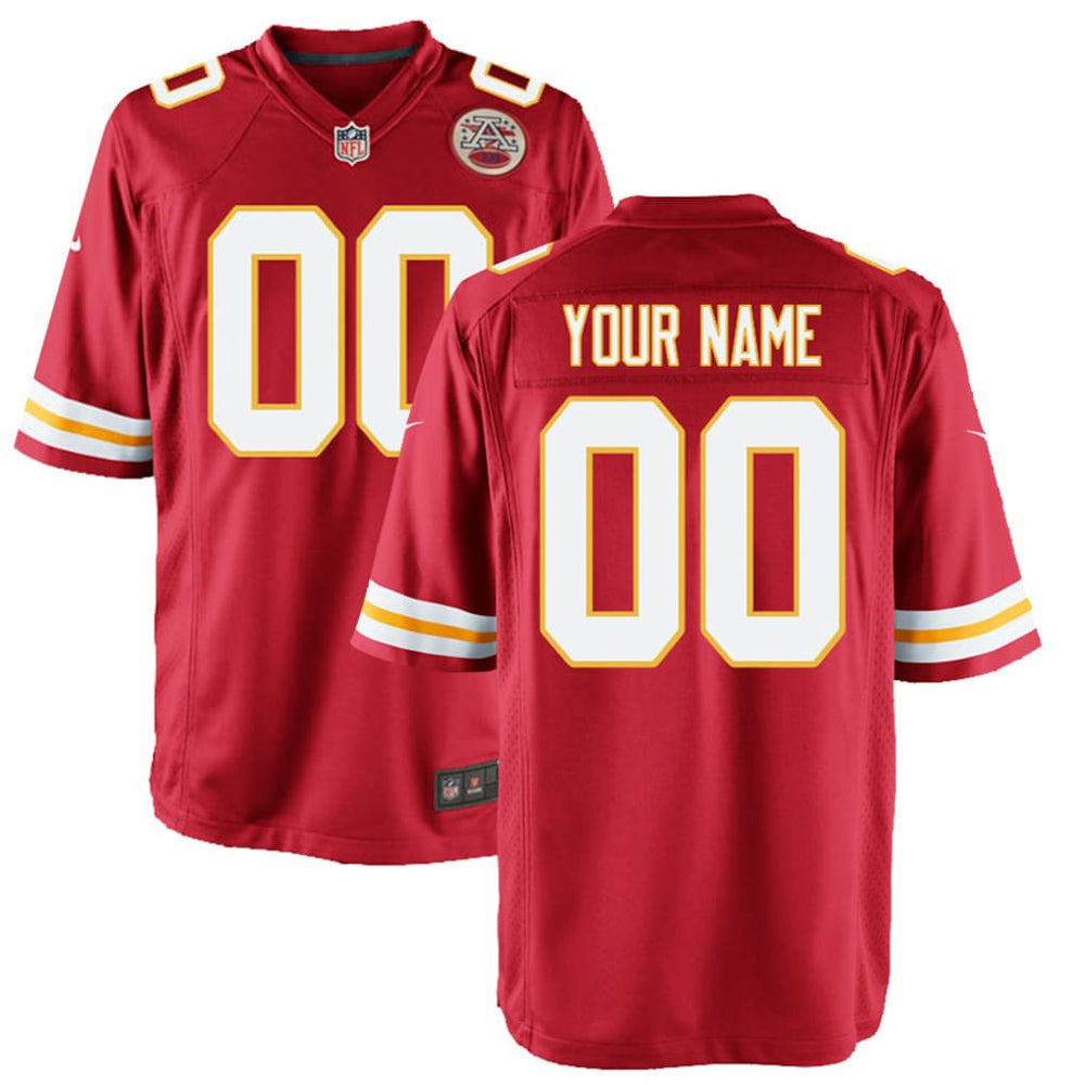 Kansas City Chiefs Youth Custom Game Jersey | NFL New